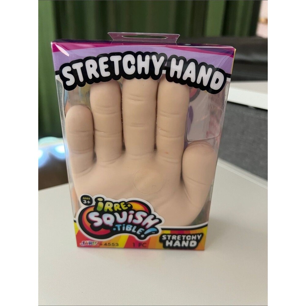 jUMBO Stretchy Hand Irre-Squish-tible Toy - NEW in box